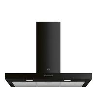 Smeg Universal KBT900BL 90cm Wide Black Wall-Mounted Cooker Hood