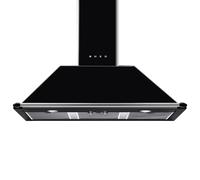 Smeg Victoria 100cm Chimney Cooker Hood - Black KT100BLE