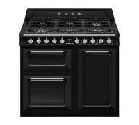 Smeg Victoria 100cm Dual Fuel Range Cooker - Black TR103BL