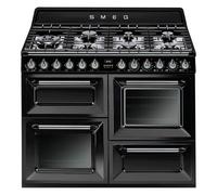 Smeg Victoria 110cm Dual Fuel Range Cooker - Black