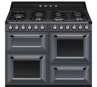Smeg Victoria 110cm Dual Fuel Range Cooker - Slate Grey TR4110GR