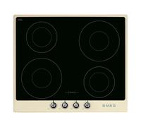 Smeg Victoria 60cm 4 Zone Induction Hob - Cream
