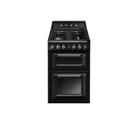 Smeg Victoria 60cm Double Oven Dual Fuel Cooker - Black, Medium, Large