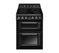 Smeg Victoria 60cm Electric Cooker - Black TR62IBL2