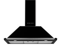 Smeg Victoria 90cm Chimney Cooker Hood - Black KT90BLE [EEK: A]