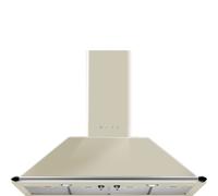 Smeg Victoria KT110PE 110cm Wide Cream Wall-Mounted Cooker Hood