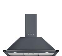 Smeg Victoria KT90GRE 90cm Wide Grey Wall-Mounted Cooker Hood