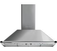 Smeg Victoria KTR110XE 110cm Chimney Cooker Hood for Ducted/Recirculating Ventilation - Stainless Steel, Stainless Steel