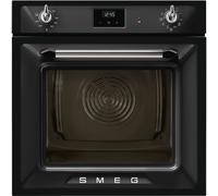 Smeg Victoria SOP6900TN Black Built-In Pyrolytic Single Oven