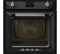 Smeg Victoria SOP6902S2PN Black Built-In Pyrolytic Steam Combination Oven