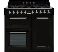 Smeg TR103BL cooker Freestanding cooker Electric Gas Black