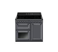 Smeg Victoria TR103IGR2 100cm Wide Grey Induction Freestanding Range Cooker