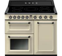Smeg CUISINIARE TR103IP2 Range cooker Electric Zone induction hob Cream