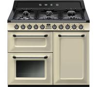 Smeg Victoria TR103P 100cm Wide Cream Dual Fuel Freestanding Range Cooker