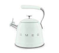 Smeg WKF01PG Whistling Kettle for Hobs, Stainless Steel, 2.3 liters, Sea Green