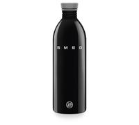 Smeg x 24Bottles, WBF02BL, Urban Bottle 1L, 50's Style Aesthetic, Black