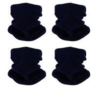 SMEHCF 4 Multipurpose Neck Gaiter Neck Warmer Scarf Face Half Mask for Women Men Skiing Fishing Hiking Cycling Motorcycle Breathable Washable Wind-poof Navy Blue