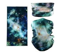 SMEHCF Novelty Seamless Bandana Balaclava Face Cover Mask Shield Neck Gaiter Reusable Breathable Dustproof Windproof Unisex Nebula Galaxy Star Milkway Universe Outer Space