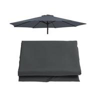 SMELEDFCFK Replacement Umbrella Fabric 6/8 Ribs Patio Umbrella Canopy Replacement Cover 6.5ft 7.5ft 8ft 9ft 10ft 11.5ft Umbrella Replacement Canopy Waterproof Fabric(Grey,2m/6.5ft(8-ribs))