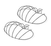 SMELEYOU 2Pcs Pumpkin Wreath Form Autumn Pumpkin Shaped Metal Wreath Wire Sturdy Practical Floral Frame ideal for Halloween Craft Holiday Decor