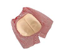 SMELEYOU Funny Red Fake Ass Butt Exposed Shorts Spoof Masquerade Party Costume Open Ass Trousers Beach Shorts Bachelor Party Halloween Props Halloween Party Tricky Toys