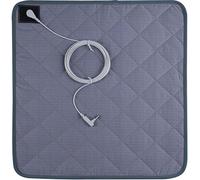 SMELEYOU Grounding Mat 17x16 Inch Conductive Grounding Pad with 15ft Grounding Cord Universal Convenient Chair Mat for Sleep Driving Pain Inflammation Energy