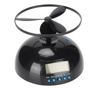 SMELEYOU Moving Alarm Clock That Runs Away Flying Helicopter Design for Heavy Sleepers LED Digital Clock with Backlight for Bedroom Use