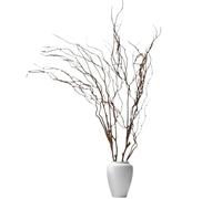 SMELEYOU Pussy Willow Twigs Faux Tree Branches Twigs for Vases Plastic Twisted Willow Branches Decorative DIY Pussy Willow Twigs for Hotel Office Home Farmhouse Decor