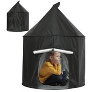SMELEYOU Sensory Tent for Kids 39x39 Inch Blackout Play Tent with Thick Cushion and Rolling Door Washable up Play for Indoor Kids Sleep Read