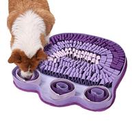 Smell Mat for Dogs, 49 x 49 cm Mental Stimulation Toy | Enriched Feeding Set with Olfactory Mat, for Pets and Indoor and Outdoor Play for Small Medium Breeds