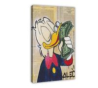 Smell of Money Poster Street Artist Alec Monopoly Work Home Living Room Club Cafe Wall Deco Poster Canvas Poster Bedroom Decor Sports Landscape Office Room Decor Gift Frame-style 16x24inch(40x60cm)