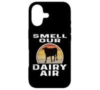Smell Our Dairy Air Funny Farmer Farming Cattle Cow Retro Case for iPhone 17