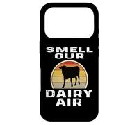 Smell Our Dairy Air Funny Farmer Farming Cattle Cow Retro Case for iPhone 17 Pro