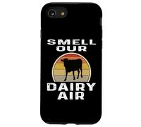 Smell Our Dairy Air Funny Farmer Farming Cattle Cow Retro Case for iPhone SE (2020) / 7/8