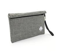 Smell Proof Bag 11" x 6" Smellproof Odorless Stash Storage Pouch & Case - Eliminate Odor, Stink, and Smelly Scent in a Carbon Lined Airtight Storage Sack, Premium No Smell Container with Mesh Divider