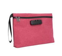 Smell Proof Bag, Lockable Odor Proof Stash Bag with Combination Lock for Travel, Discreet Storage of Valuables, Cash, Herbs and Essentials for Students, Travelers, Commuters and Home Use