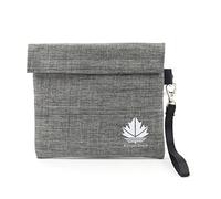 Smell Proof Bag small 7" x 6",Smellproof bags Odorless Stash Storage Pouch & Case,Eliminate Odor, Stink, and Smelly Scent in a Carbon Lined Airtight Storage Sack,No Smell Container with Mesh Divider