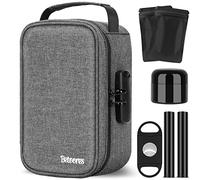 Smell Proof Bag With Lock, Container Stash Box + 2 Baggies and More Accessories, Activated Carbon Lining (Grey)