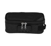 Smell Proof Bag with Lock, Large Smell Proof Stash Box with Easy Use Combination Lock, Portable Activated Carbon Odor Proof Case Container for Travel (Black)