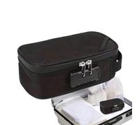 Smell Proof Bag with Lock, Travel Storage Case, Document Organizer for Cash, Passport, Cards, Bills, Secure Pouch for Checks, Anti-Theft Valuables Holder 107.58 Inch
