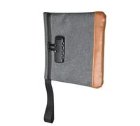 Smell Proof Bags Carbon Lining Locking Bag Security Anti-Theft Money Men & Women Safe Travel Carry with Secure Passports Holder