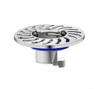 Smell Proof Floor Drain Core For Bathroom And Kitchen, Brass Backflow Preventer With Anti-Flooding Protection, Plumbing Drain Backflow Stopper(Silver)