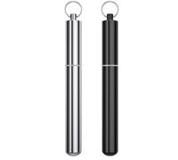 Smell Proof Tube Zoot Holder, Blunt Holder, Joint Holder Doob Tubes (2 Pack), Air Tight Aluminum Storage Tubes, Joint Container, Discreet Portable Metal Tube to Protect Your Pre Rolls Cones