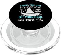 Smell The Sea And Feel The Sky Let Your Soul And Spirit Fly PopSockets PopGrip for MagSafe