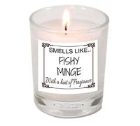 Smells Like Fishy Minge Candle Rude Candle, Funny Offensive Candle