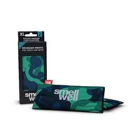 SmellWell Odour Eliminating Air Purifying Bags (2 Pack | 250g) Activated Bamboo Charcoal Air Freshener for use from Gym to Car to Home (Camo Grey, XL)