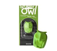 Smelly Owl Car Air Freshener with Owl Design for Attaching to Any Air Vent Grille +/-45 Days Freshness in the Car, Made in the EU (Green/Green Tea)