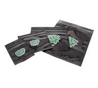 Smelly Proof - Resealable Bags - Black - Pack of 5-6 Sizes to Choose From - Plastic - X SMALL 12CM X 11CM