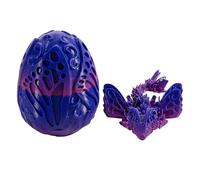 Smelly Vial 3D Printed In Egg Articulated Crystal With Egg Home Executive Desk Toys 11CM Baby Bath Sponge (Blue, One Size)
