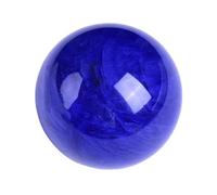 Smelting Blue Crystal Ball Quartz Crystal Sphere with Stand,Magic Crystal Ball Gemstone Ball Sculpture Figurine,22cm/8.7in